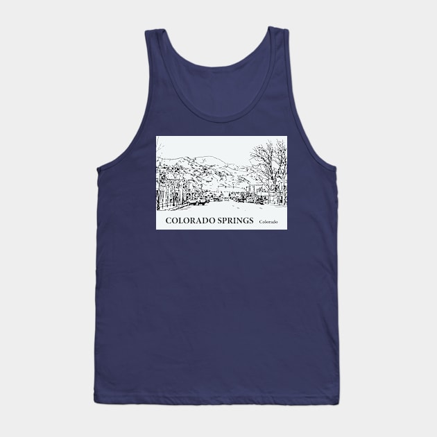 Colorado Springs - Colorado Tank Top by Lakeric